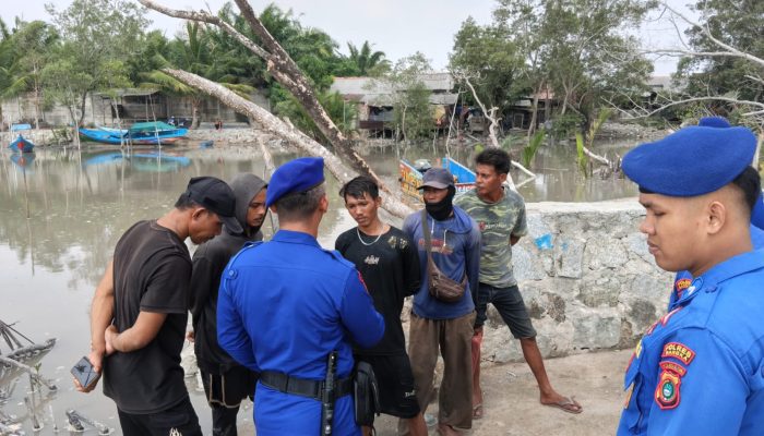 Sat Polairud Datangi DAS Kampung Pasir, 7 TI Sebu-sebu Diminta Berhenti