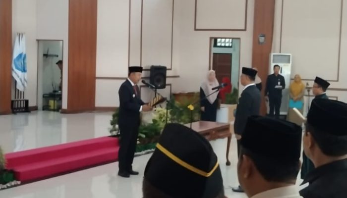 Hariyadi Dilantik Jadi Sekda Bangka, Kalapas Sungailiat Dorong Kolaborasi Lintas Instansi