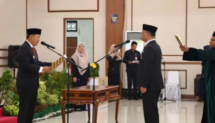Hariyadi Resmi Duduki Kursi Sekda Bangka, Fery Insani Titip Pesan Penting