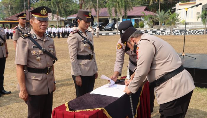 Rotasi Tiga Jabatan, Kapolres Bangka: Jabatan Ini Amanah, Bukan Sekadar Posisi