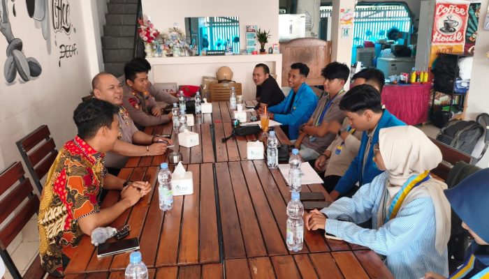 Kapolres Ajak PMII Ikut Perangi Narkoba dan Peduli Lingkungan