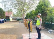 Satlantas Bangka Bekali Pelajar SMPN 3 Pemali Keselamatan Berkendara