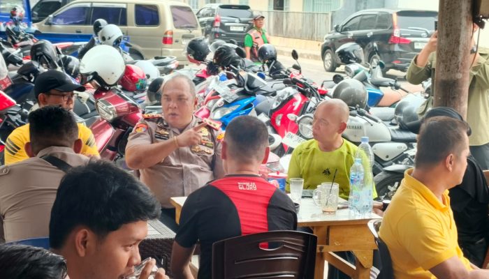 Ngopi Bareng Warga, Kapolres Bangka Bahas Kamtibmas