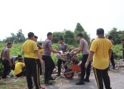 Polres Bangka dan Pemda Gelar Green Policing di Nelayan 1