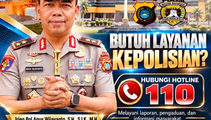Warga Babel Mau Lapor Polisi? Bisa Lewat 110 atau WhatsApp Kapolda